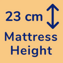 Mattress Height 23