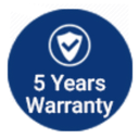 5 year Warranty new